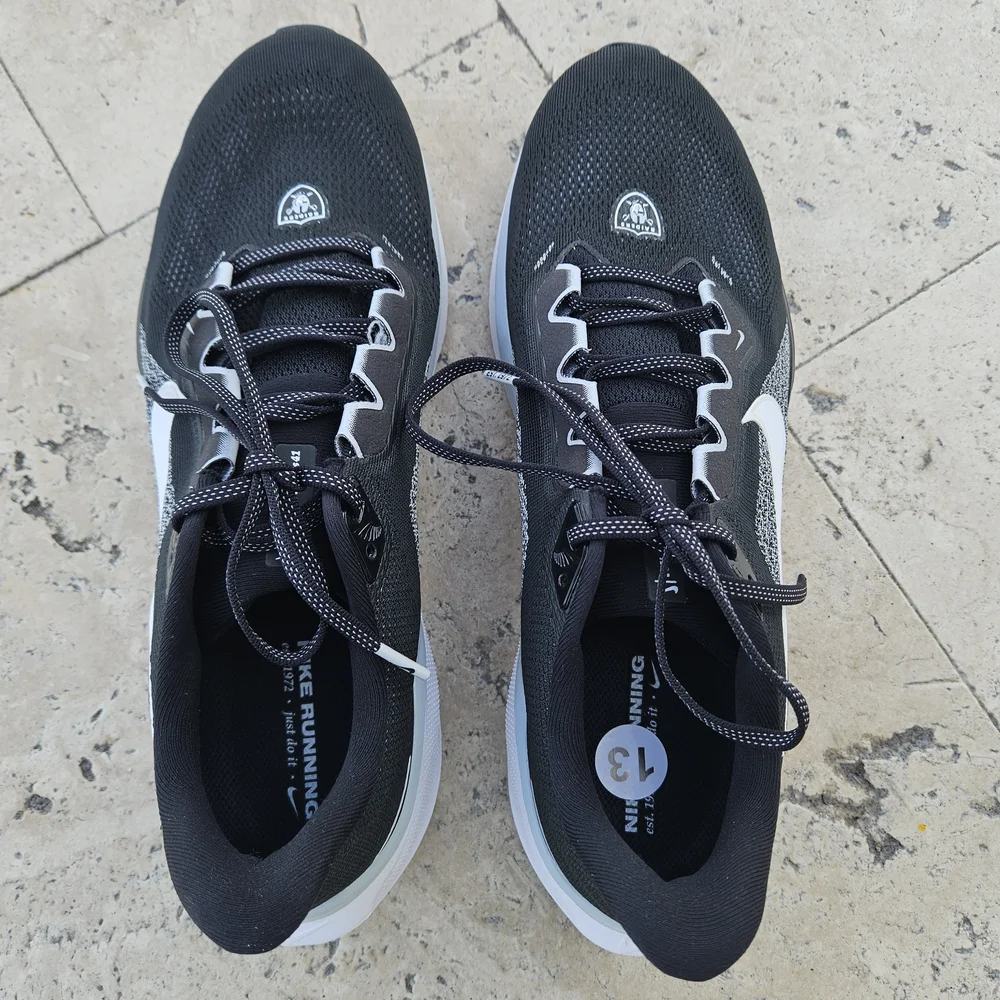 Nike Air Zoom Pegasus 41 Black White Men’s Size 13 Running Shoes FZ5093-001
